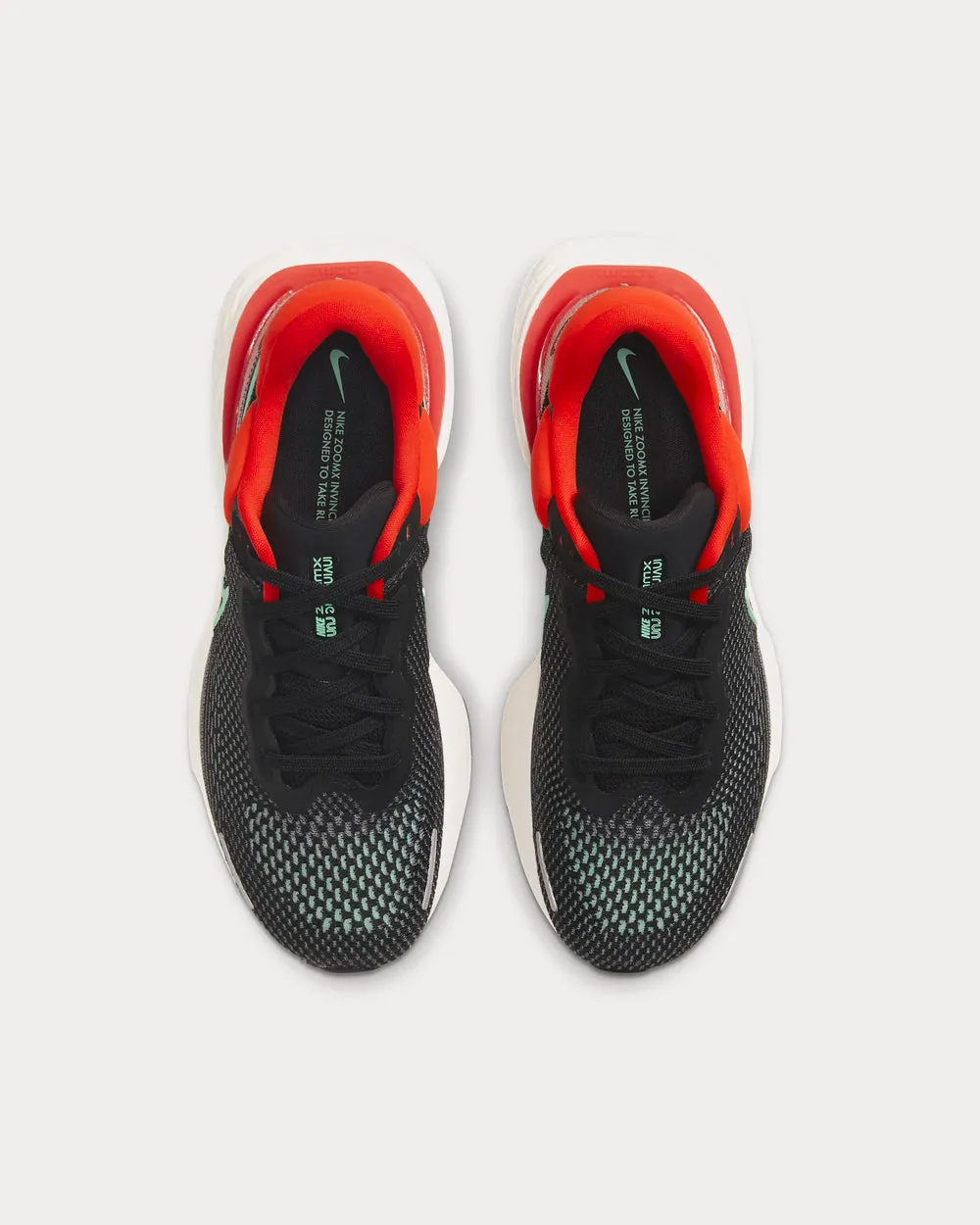 ZoomX Invincible Run Flyknit Black/Chile Red/Green Glow Running Shoes